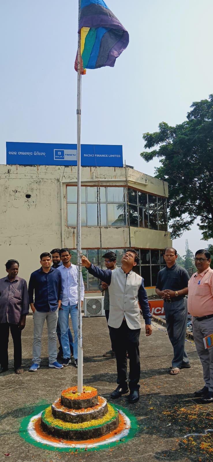 Cooperative week flag hoisting by our Managing Director Sir